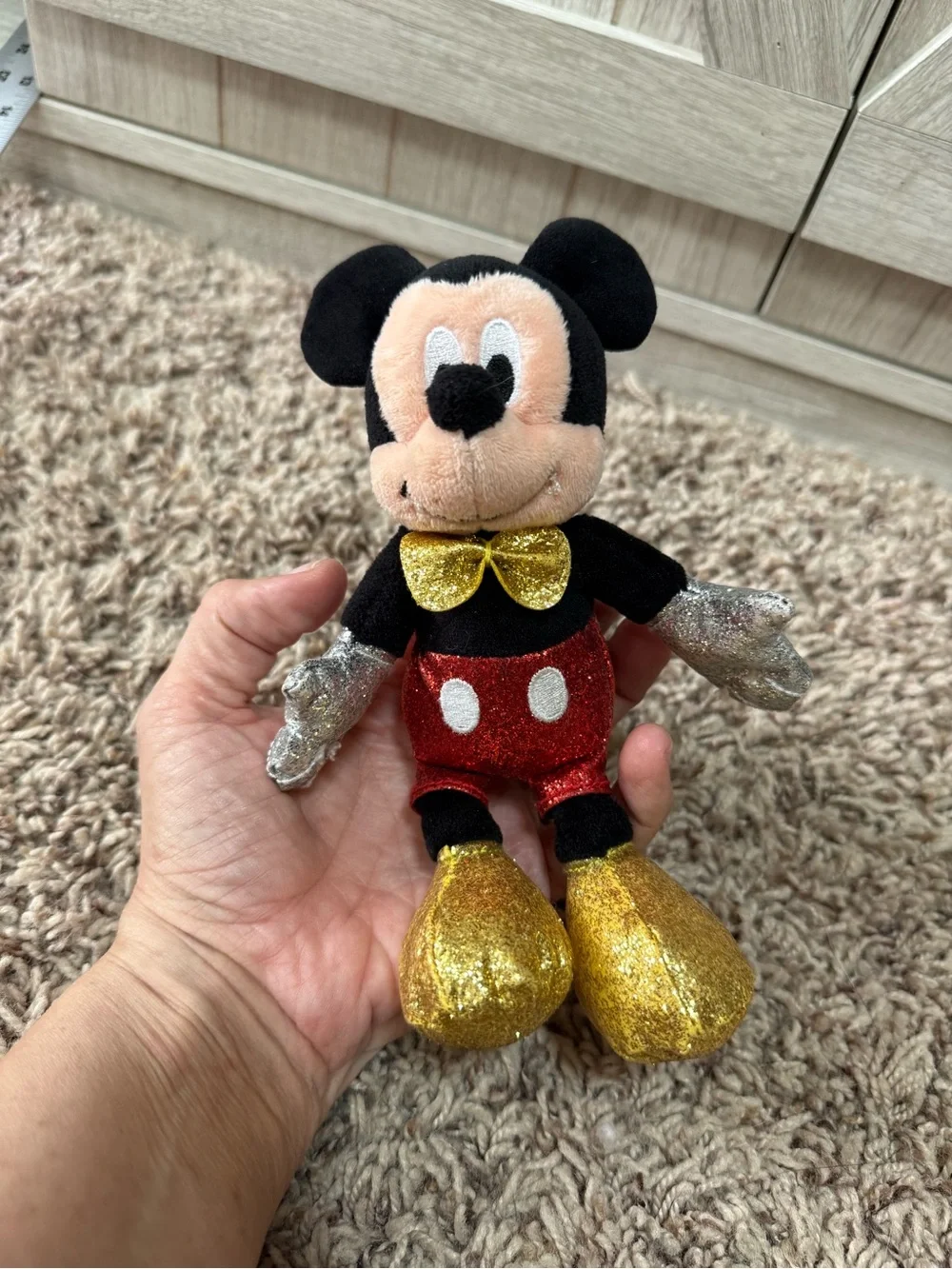 Ty Sparkle Collection Disney Mickey Mouse Plush Toy (Approx. 8